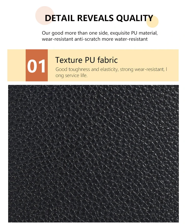 PU Leather Card Holder Wallet with 20 Card Slots
