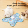 Juguete Interactivo Automático para Gatos con Varita de Plumas Giratoria