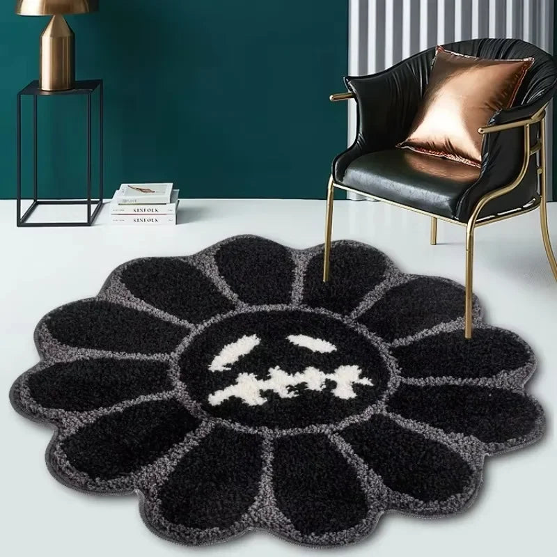 Alfombra de Girasol con Textura Tufted