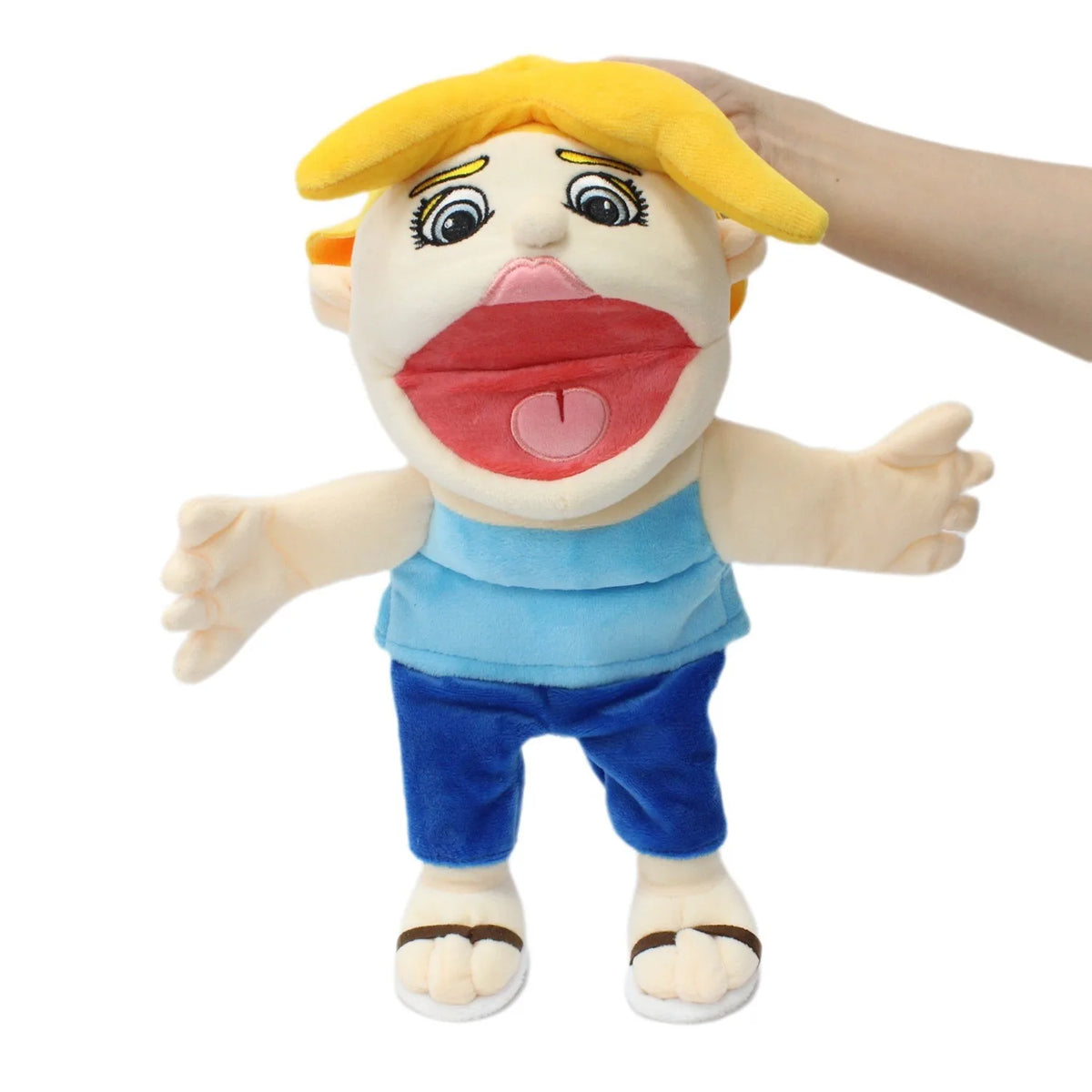 Jeffy Hand Puppet Plush Toy – 60cm Talk Show & Party Prop