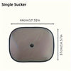 Car Window Sun Shades with Electrostatic Mesh for Heat Reduction