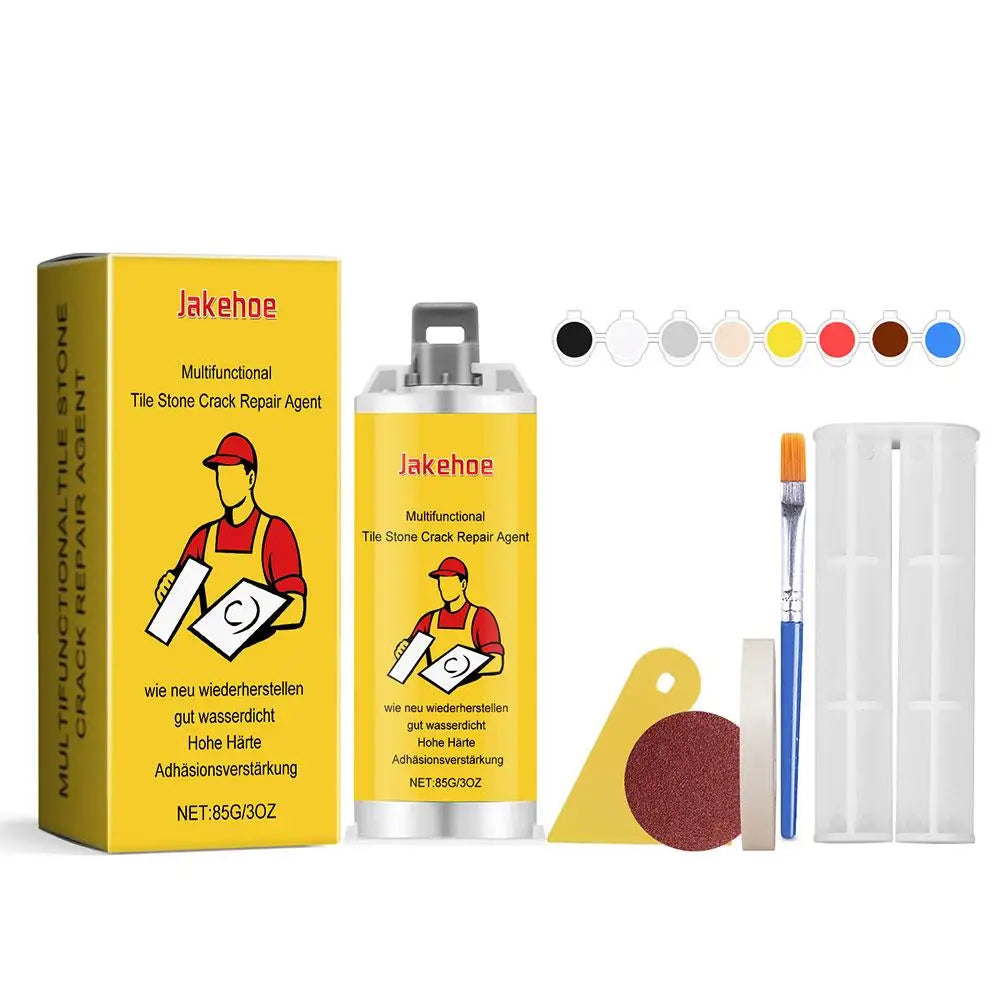 Tile & Stone Crack Repair Kit with Color Matching