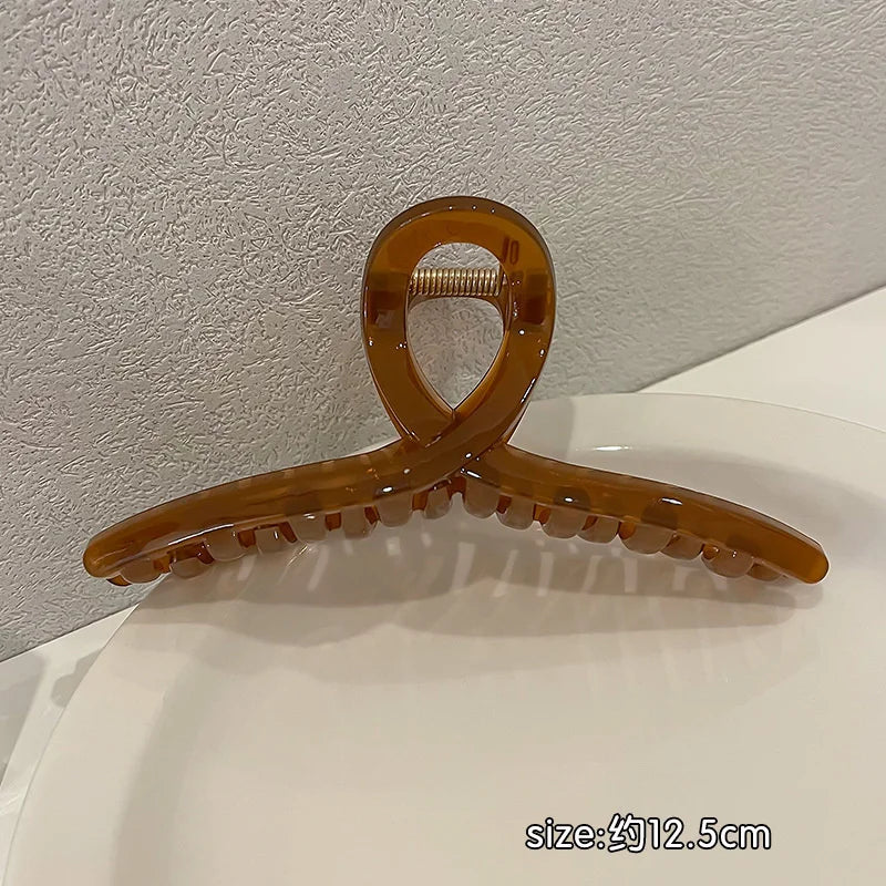 Gold S-Shaped Metal Hair Claw