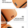 Portable Rechargeable Mini Handheld Fan with 5 Speeds & LED Display