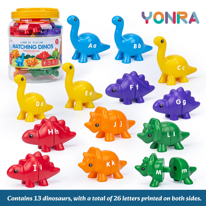 Dinosaur Matching Learning Toy with Storage Bucket