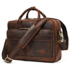 Vintage Genuine Leather Executive Laptop Briefcase
