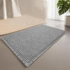 Boho Waffle Bath Mat – Super Absorbent, Non-Slip & Machine Washable