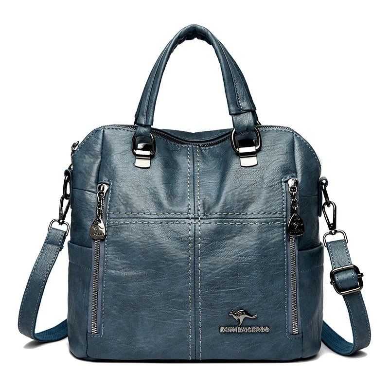 Vintage-Inspired Crossbody Bag with Roomy Interior
