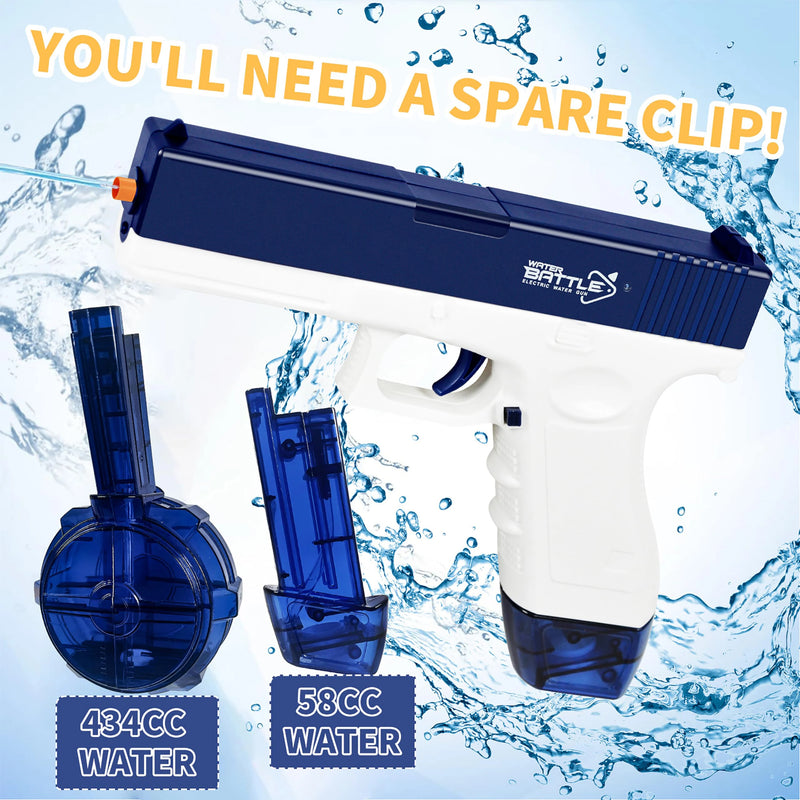 Rechargeable Electric Water Gun with Extended Range