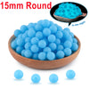 Glow-in-the-Dark Silicone Beads for Jewelry Making