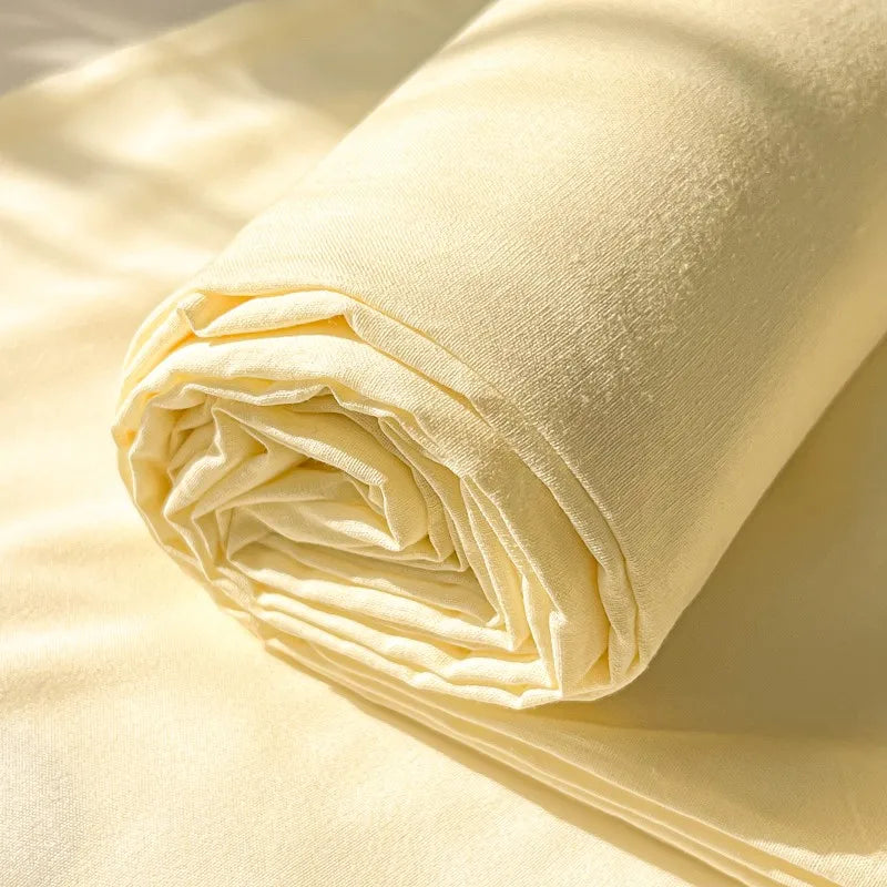 Organic Cotton Percale Bed Sheet Set with Pillowcases