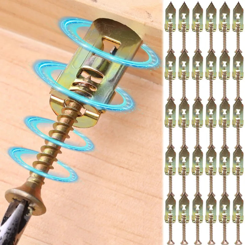 Self-Drilling Drywall Anchors with Expansion Screws for Picture Frames and Home DIY