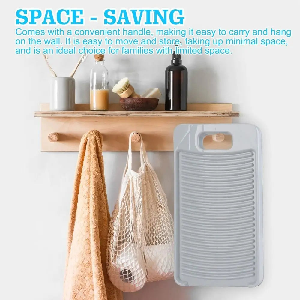 Compact Hand Washing Board with Non-Slip Base