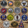 Embroidered Tactical Patch with Hook and Loop Backing