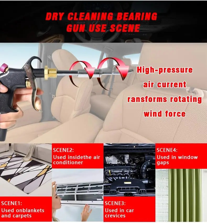 High-Pressure Air Blow Gun for Car Detailing