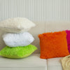 Luxury Faux Fur Throw Pillow Covers (Set of 2)