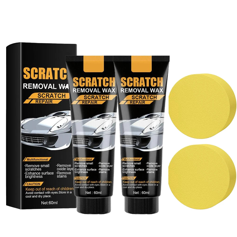 Three tubes of Scratch Repair Wax for car scratch removal and surface repair