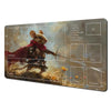 Fantasy Card Playmat with Rabbit Archer & Raccoon Design
