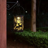 Solar Deer Garden Lantern with Forest Projection