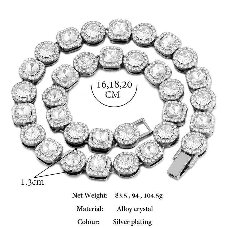 Collier Chaîne Tennis Strass