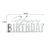 Golden Acrylic Happy Birthday Cake Topper