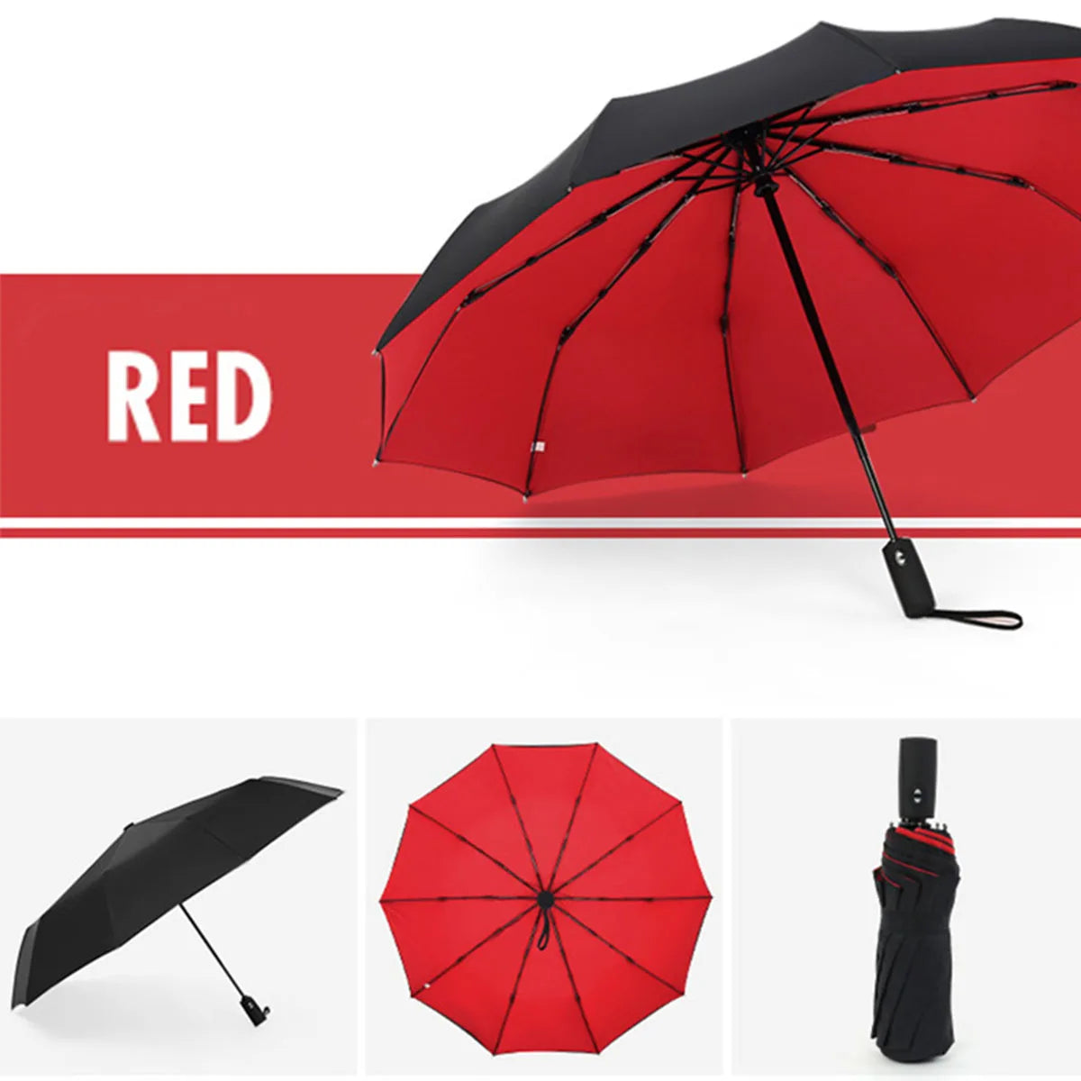 Windproof Double-Layer Fully Automatic Umbrella