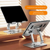 Foldable 360° Rotating Tablet and Phone Stand with Height Adjustment