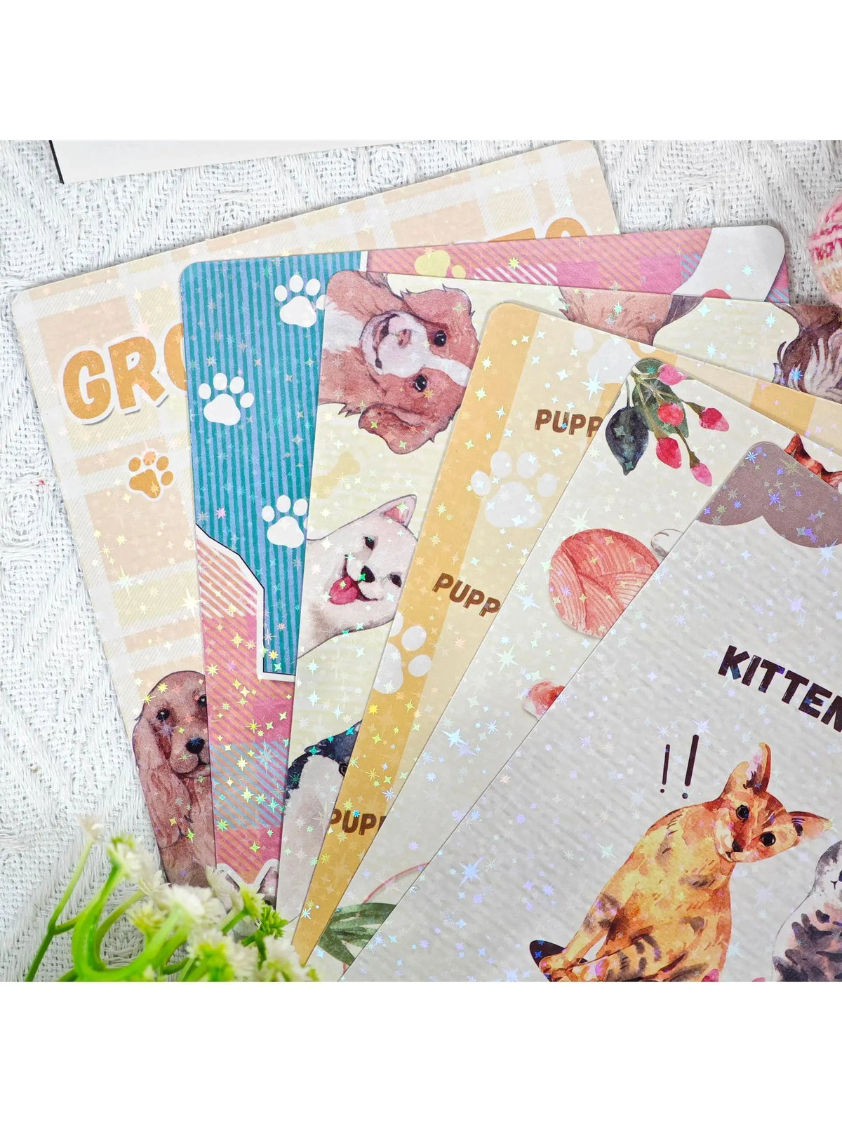 Cartoon Bow Design Insert Cards for Transparent Tablet Cases