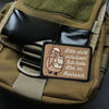 Funny Tactical Morale Patch with Hook and Loop Backing
