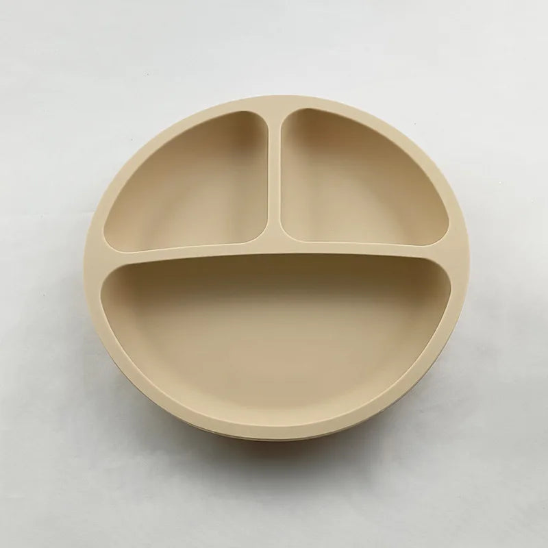 Baby Silicone Suction Plate and Utensil Set
