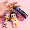 Rumi Mira & Zoey Anime Character Keychain Set