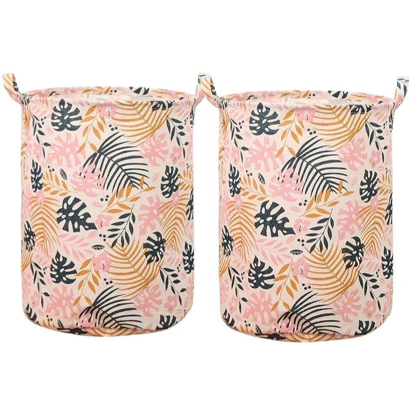 Foldable Fabric Laundry Basket with Handles