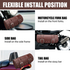 Motorcycle PU Leather Utility Saddlebag