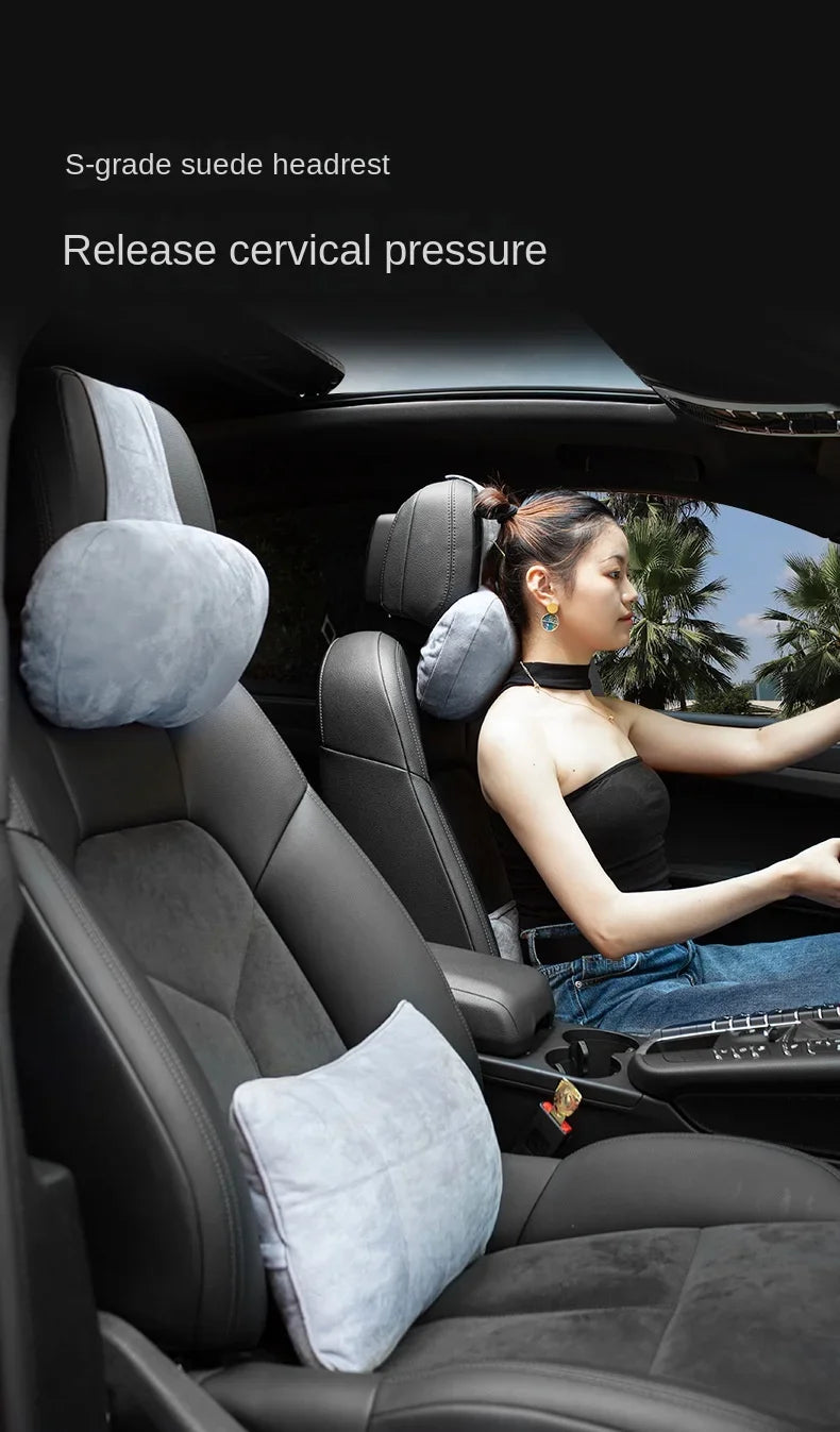 Premium Car Headrest Neck Support Pillow