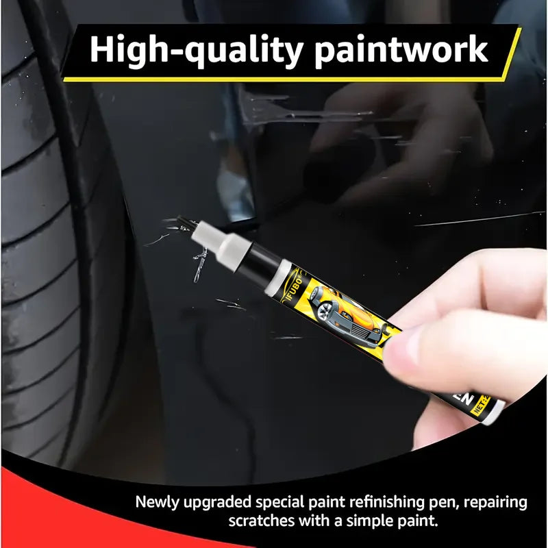 Black Car Touch-Up Paint Pen for Scratches & Wheel Repair