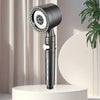 5-Mode Handheld Shower Head with Water Stop