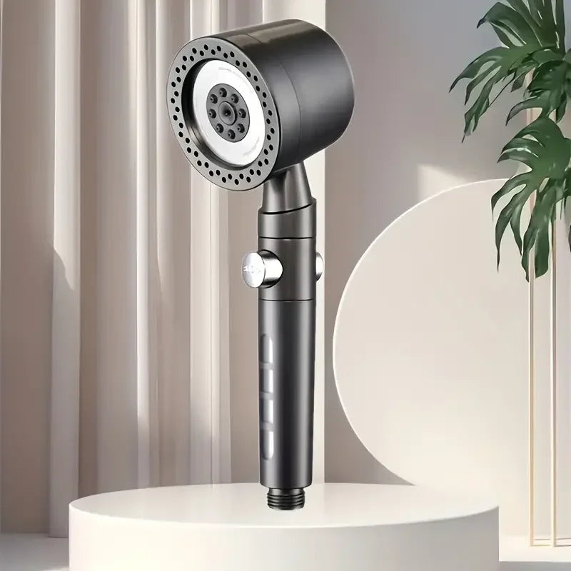 5-Mode Handheld Shower Head with Water Stop