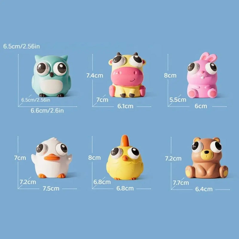 Pop Eye Animal Squishy Squeeze Toy