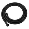 Black high-pressure 4-speed filtered shower head with water seal hose