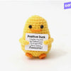 Handmade Wool Knit Potato Plush Doll with Inspirational Card