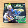 A box for the AULDEY Infinity Nado Spin Force Battle Top with Launcher featuring a male character and blue and gold elements.