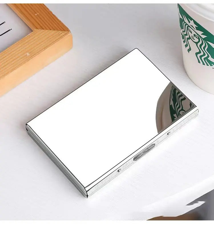 Minimalist Metal RFID-Blocking Card Wallet