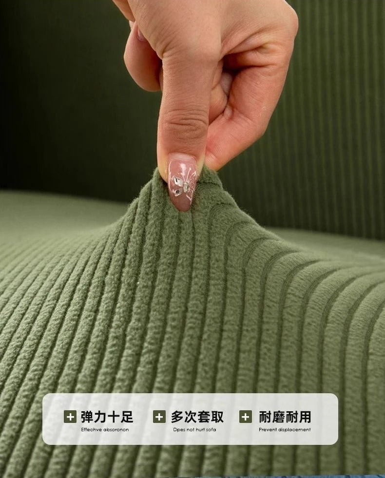 Elastic Stretch Sofa Cover with Non-Slip Backing