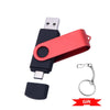 Dual-Interface USB Flash Drive with Type-C and Standard USB