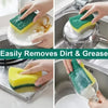 Microfiber Scrub Sponges for Kitchen Cleaning (5-Pack)