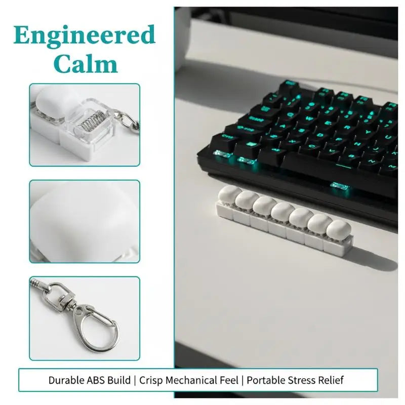 Mechanical Keyboard Fidget Keychain