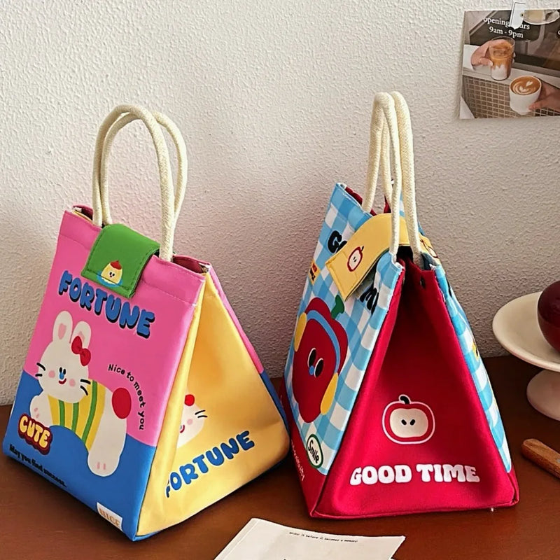 Isolierte Canvas-Lunchtasche