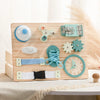 Wooden Steering Wheel Busy Board for Toddlers - Montessori Sensory Toy