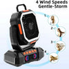 Ventilateur de Camping Portable avec Batterie Externe et Lumière LED
