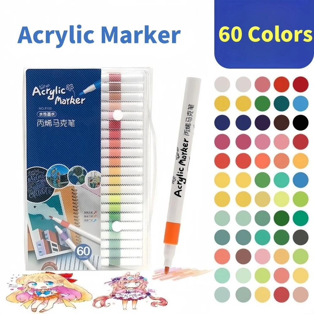 Professional Acrylic Paint Marker Set